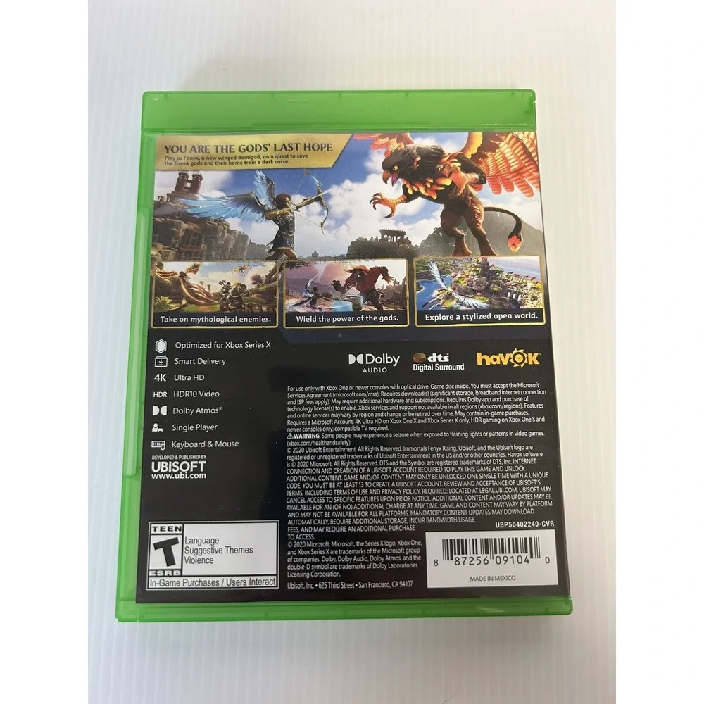 Immortals‎ Fenyx Rising - Xbox One/Xbox Series X (PRE-OWNED) - Picture 2 of 4